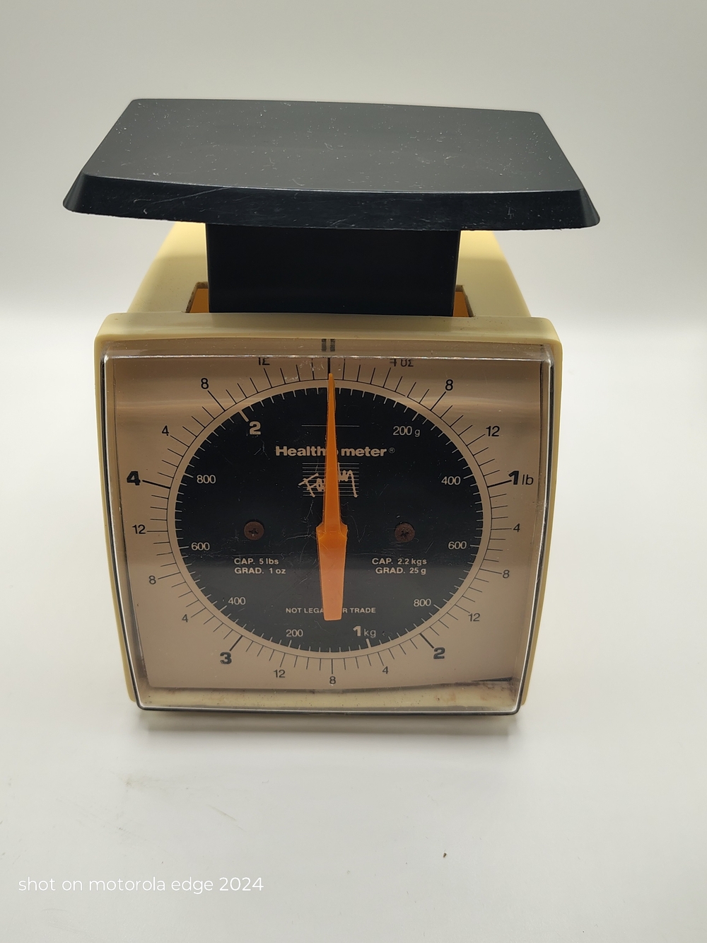 Vintage Health O Meter Mechanical Kitchen Food Scale Retro Mid Century Decor